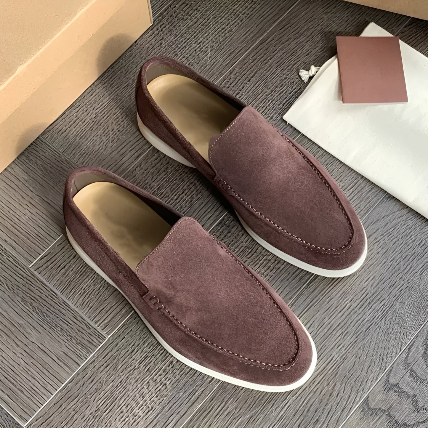 Diggory - Eleganckie męskie płaskie buty