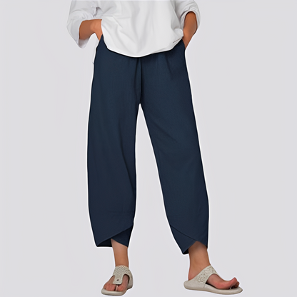 Jessica - Stylowe spodnie z szerokimi nogawkami dla kobiet