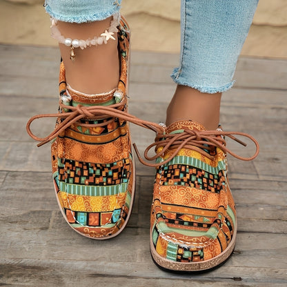 Shanice - Wygodne sztuczne sneakersy z amortyzacją dla kobiet