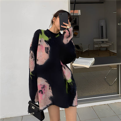 Shelby - Stylowa, elegancka midi sukienka z dzianiny dla kobiet