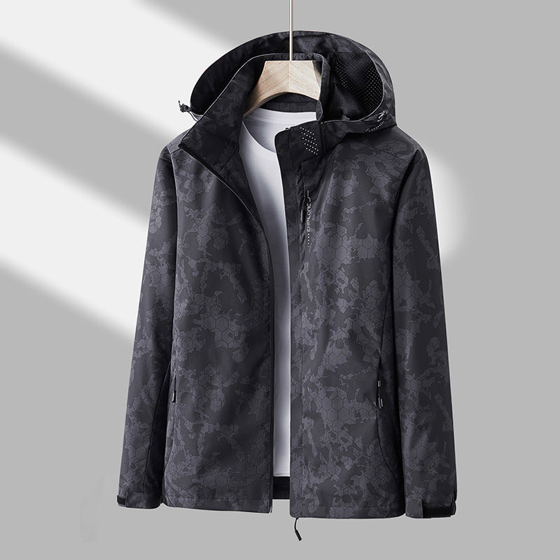 Daly - Unisex-Wiatrówka z Nadrukiem