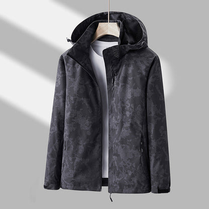 Daly - Unisex-Wiatrówka z Nadrukiem