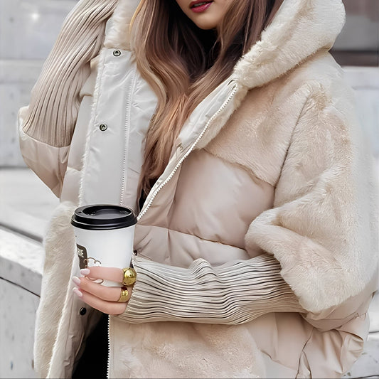 Alayna - Szykowna kurtka z syntetycznym futrem dla kobiet