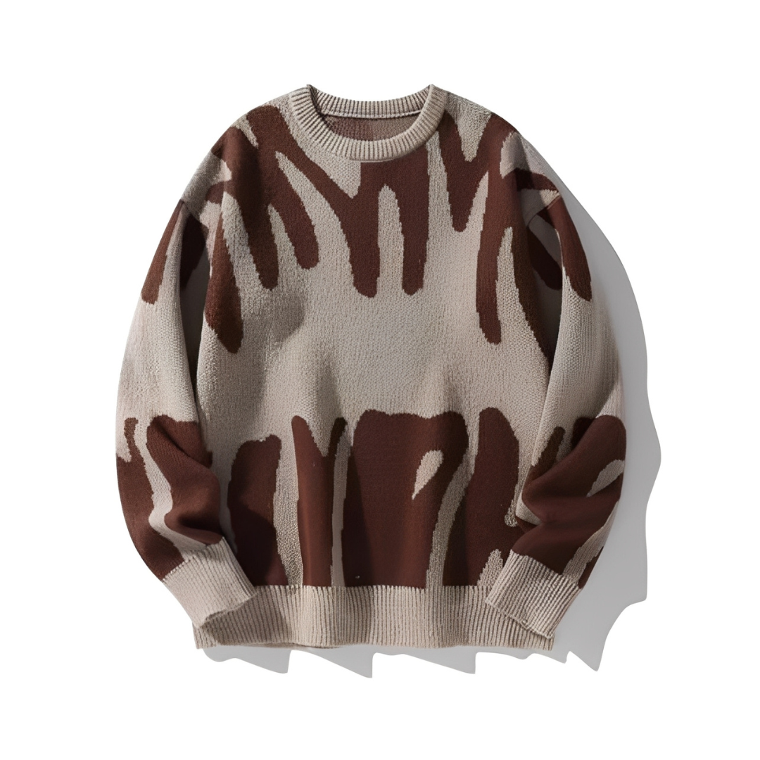 Edan - Męski sweter z wełny, komfortowy i ciepły