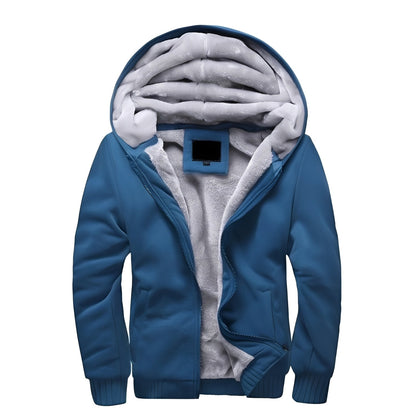 Albert - Luźna, ciepła kurtka z kapturem dla mężczyzn