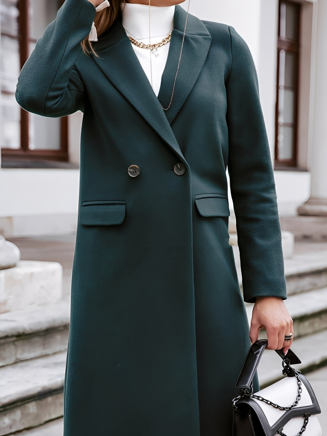 Moriah - Stylowy i ciepły płaszcz damski z wełny