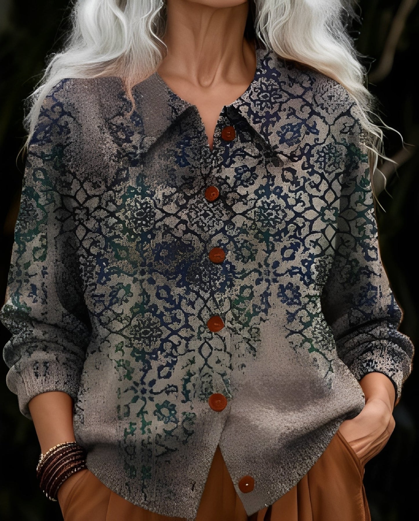 Yancy - Stylowy, casualowy kardigan damski