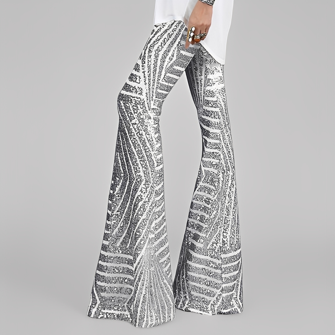 Aaralyn - Stylowe spodnie damskie z rozkloszowanym krojem