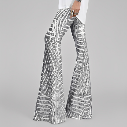 Aaralyn - Stylowe spodnie damskie z rozkloszowanym krojem