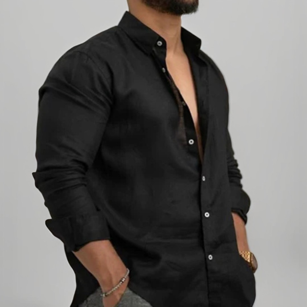 Kurt - Elegancka męska koszula z długim rękawem