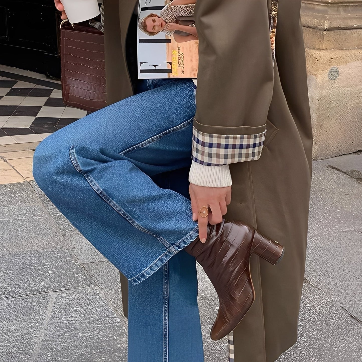 Connie - Nowoczesny długi płaszcz przeciwdeszczowy dla kobiet