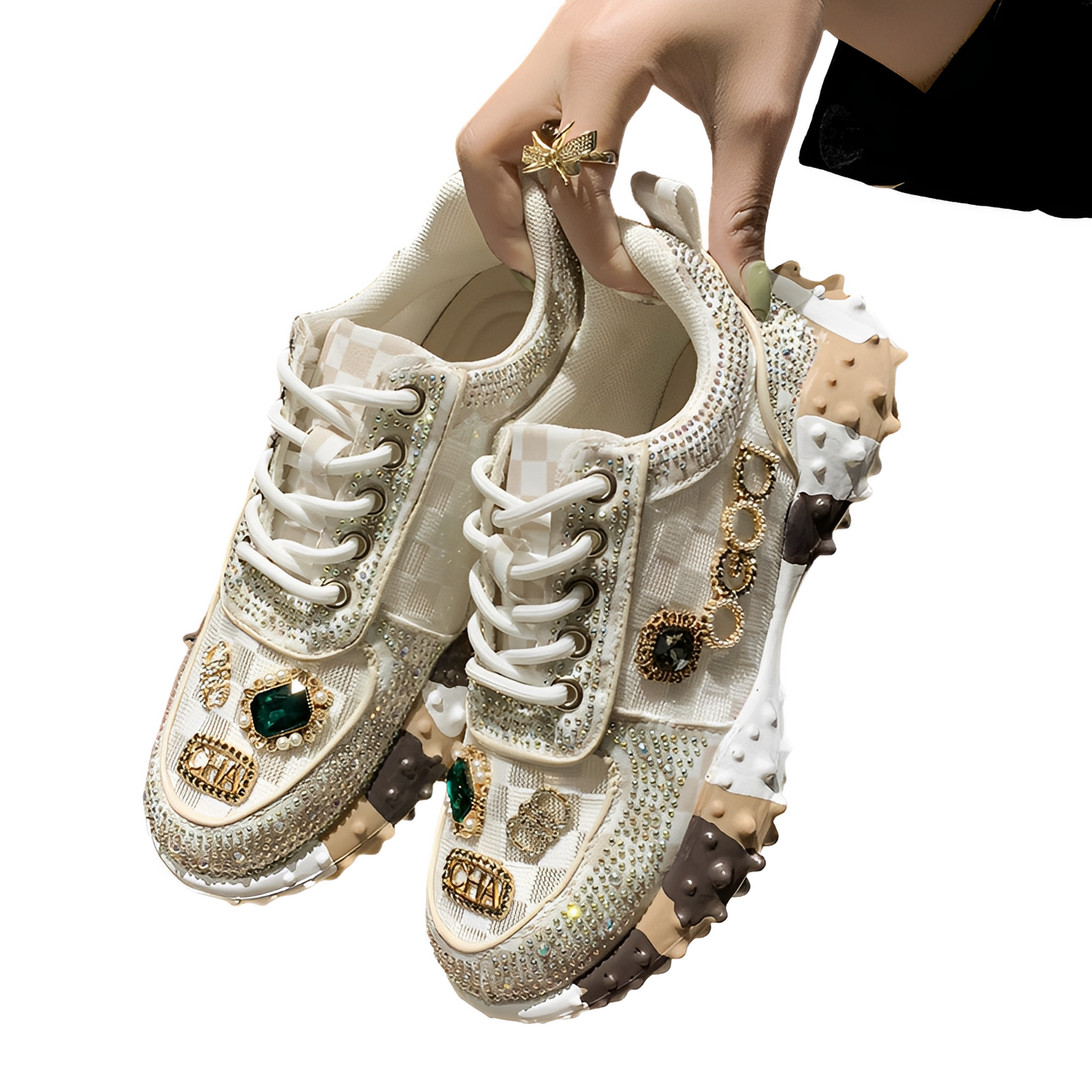 Bethan - Stylowe buty z brokatem dla kobiet