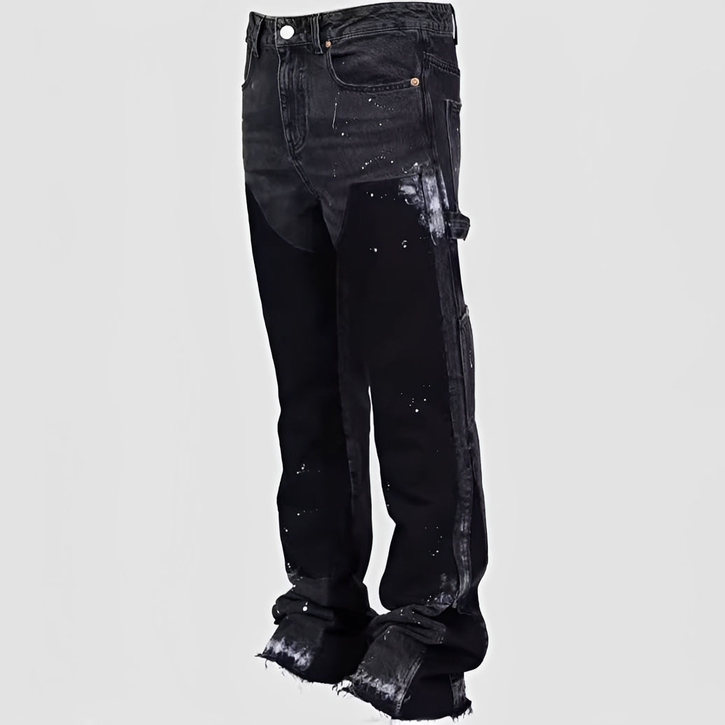 Charles - Stylowe dżinsy z rozszerzanymi nogawkami dla mężczyzn