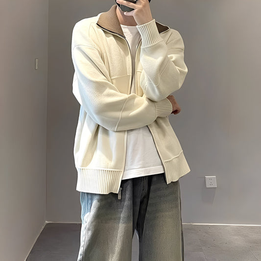 Henry - Elegancki, swobodny kardigan dla mężczyzn