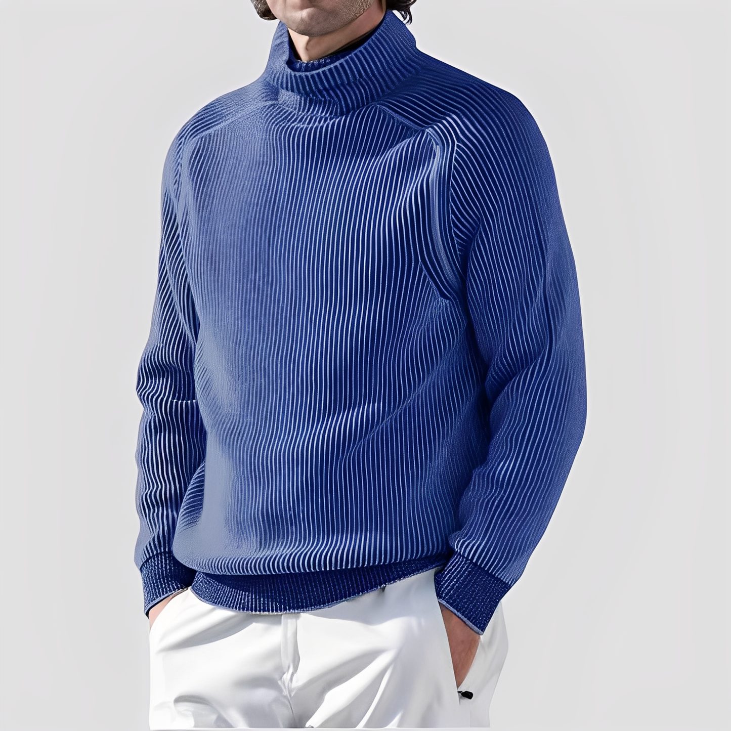 Chadwick - Męski golf z wełny, stylowy i ciepły