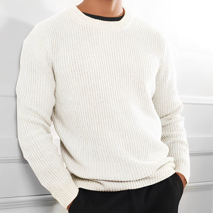 Floyd - Luźny sweter z okrągłym dekoltem dla mężczyzn