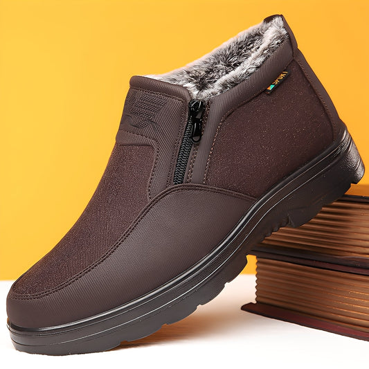 Konnor - Stylowe, zimowe buty męskie z ociepleniem polarowym