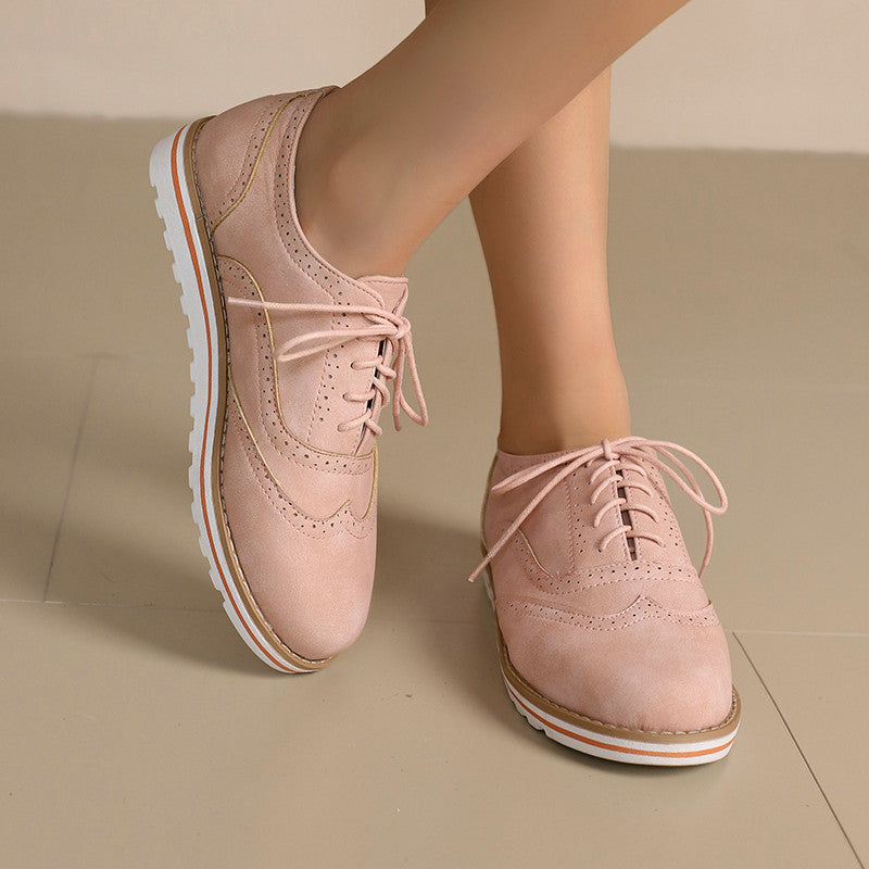 Siena - Luźne sznurowane buty dla kobiet