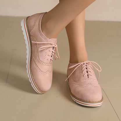 Siena - Luźne sznurowane buty dla kobiet
