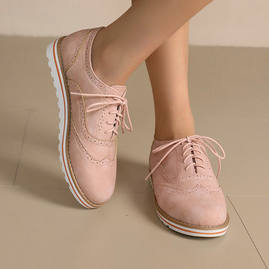 Siena - Luźne sznurowane buty dla kobiet