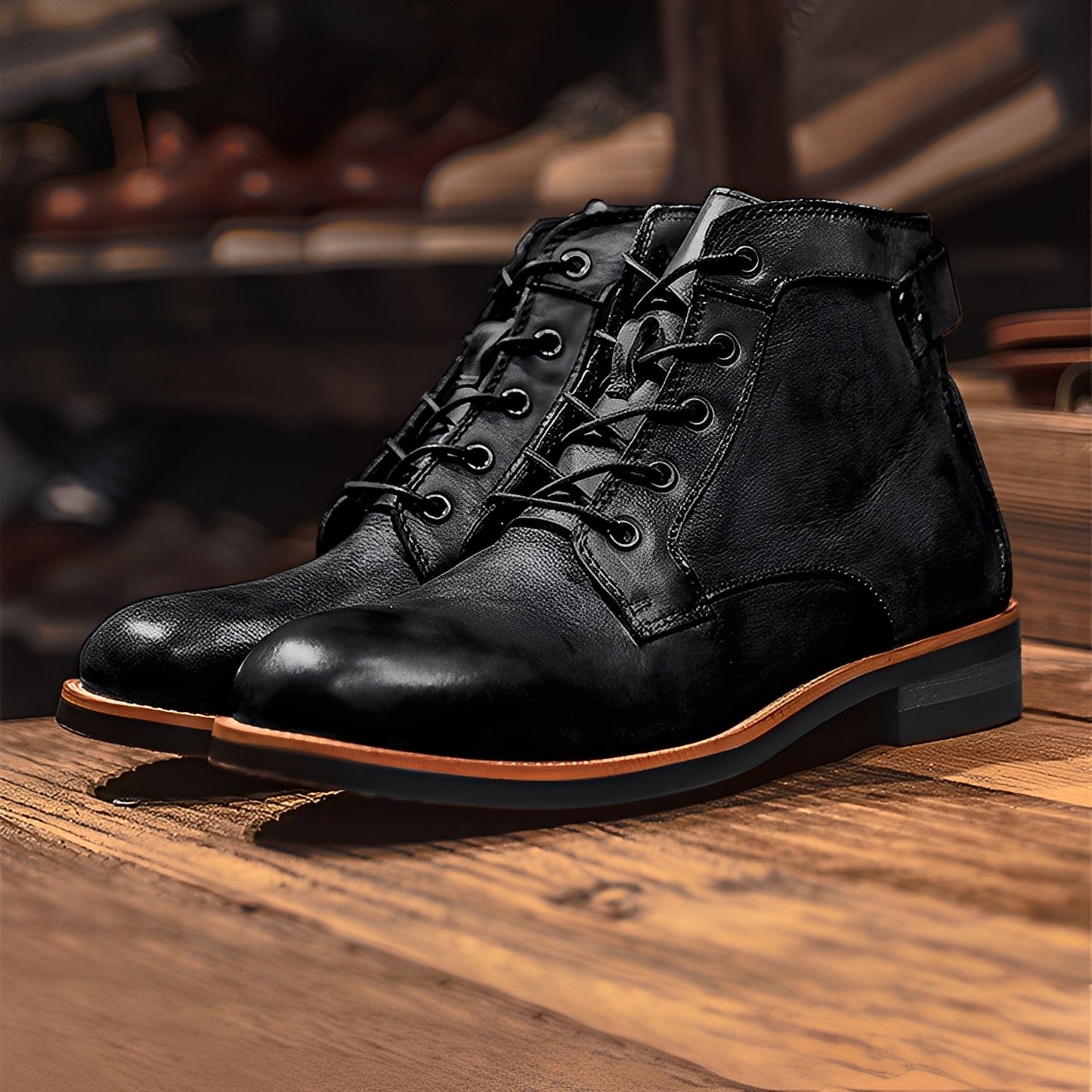 Chester - Retro-Martin-men’s leather shoes