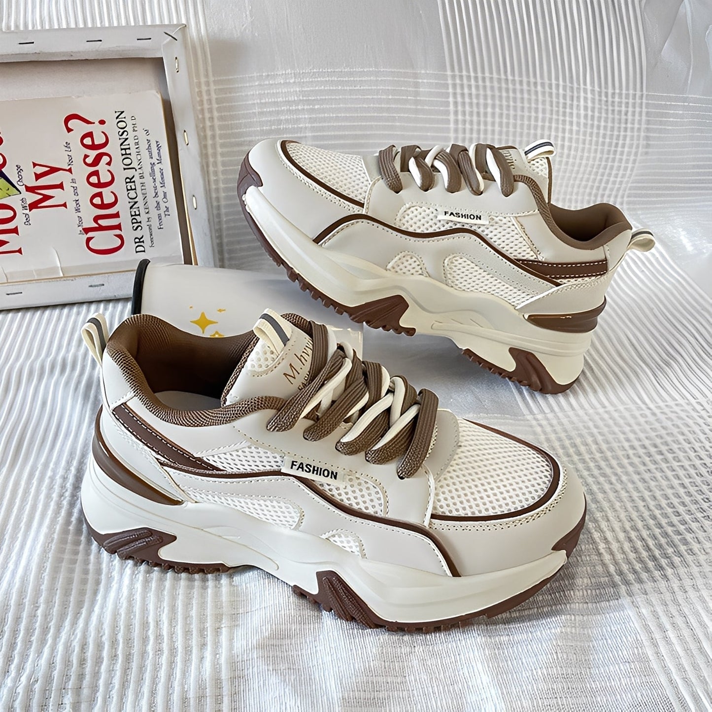 Sophie - Stylowe damskie sneakersy z masywną podeszwą