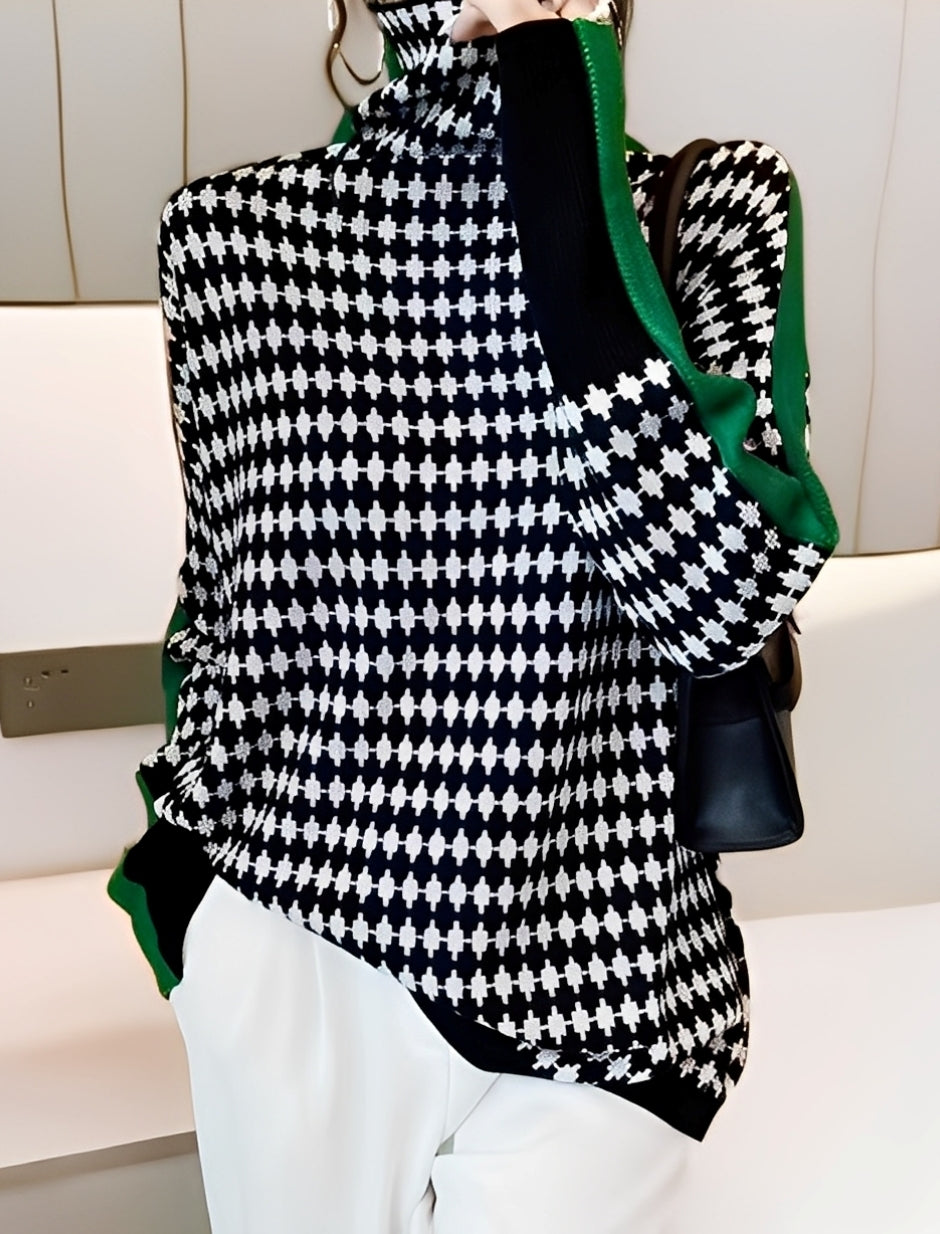 Bryony - Modny damski sweter z golfem