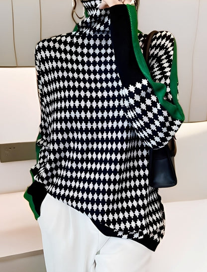 Bryony - Modny damski sweter z golfem