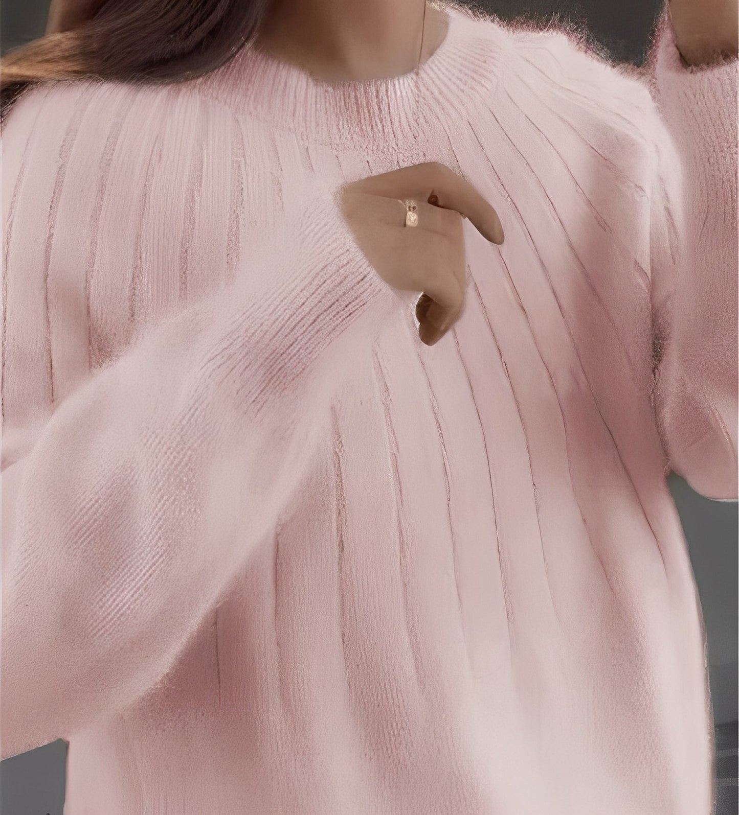 Josslyn - Elegancki, luźny kaszmirowy sweter dla kobiet