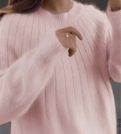 Josslyn - Elegancki, luźny kaszmirowy sweter dla kobiet