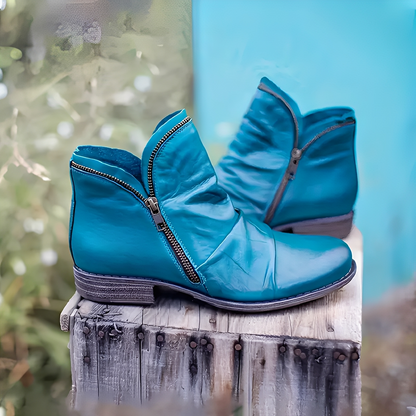 Maïa - Eleganckie skórzane botki dla kobiet