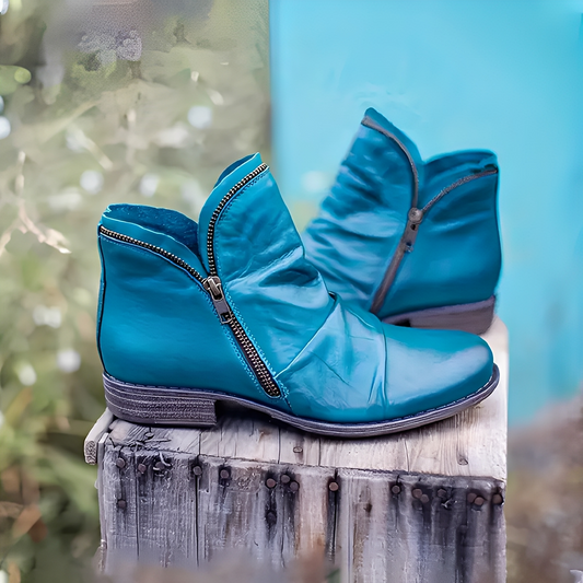 Maïa - Eleganckie skórzane botki dla kobiet