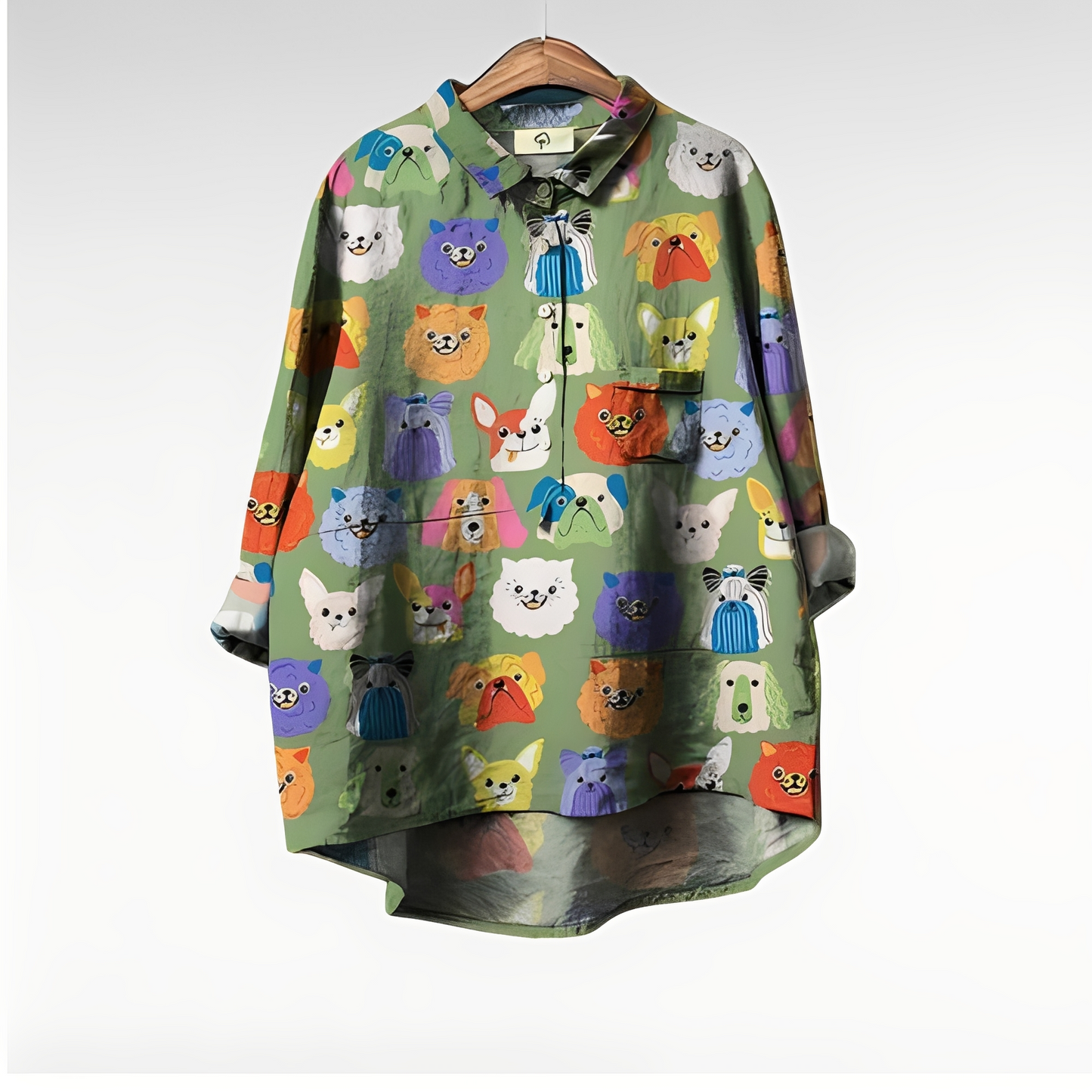 Eyden - Koszula artystyczna z długimi rękawami dla kobiet