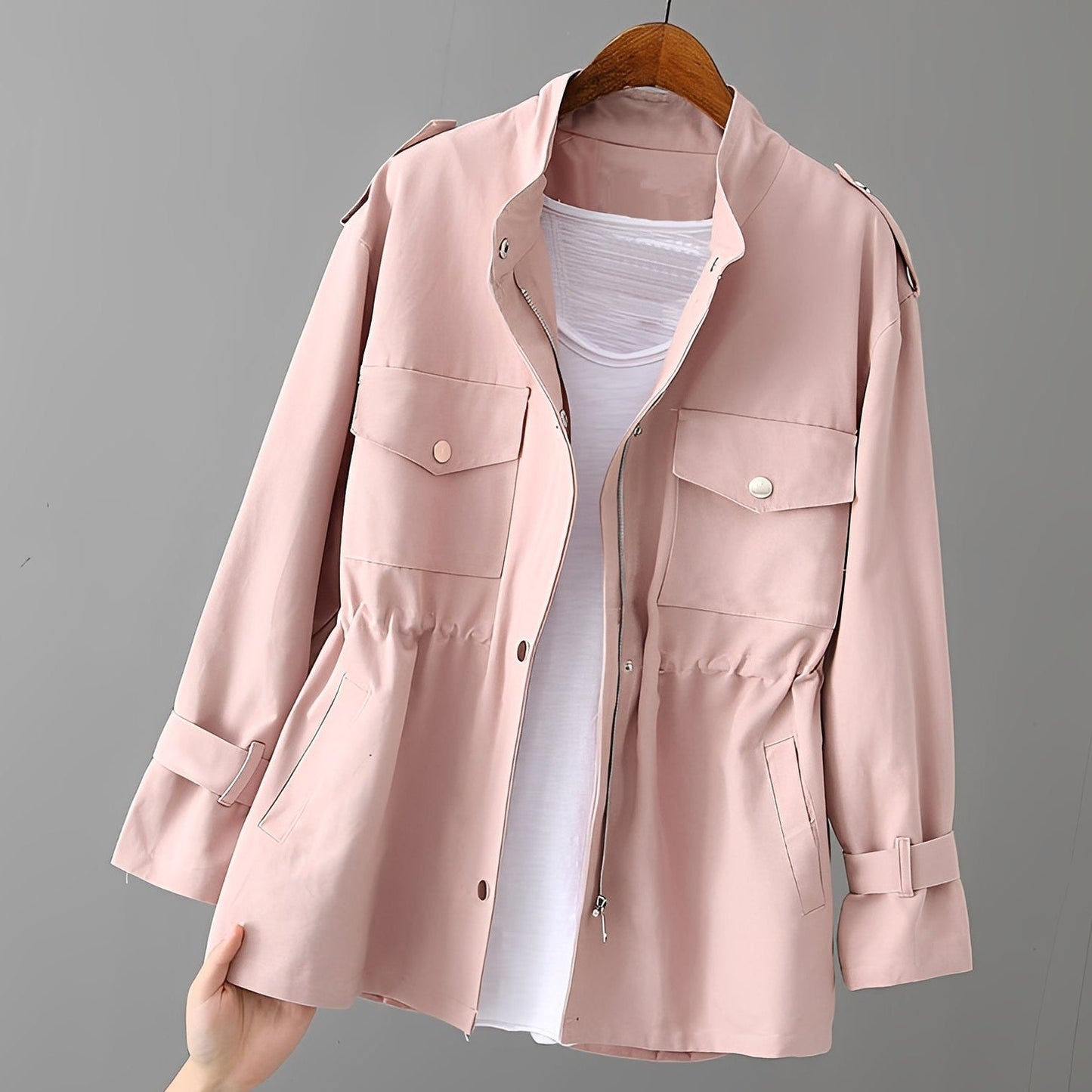 Emmie - Stylowa, przylegająca kurtka utility dla kobiet