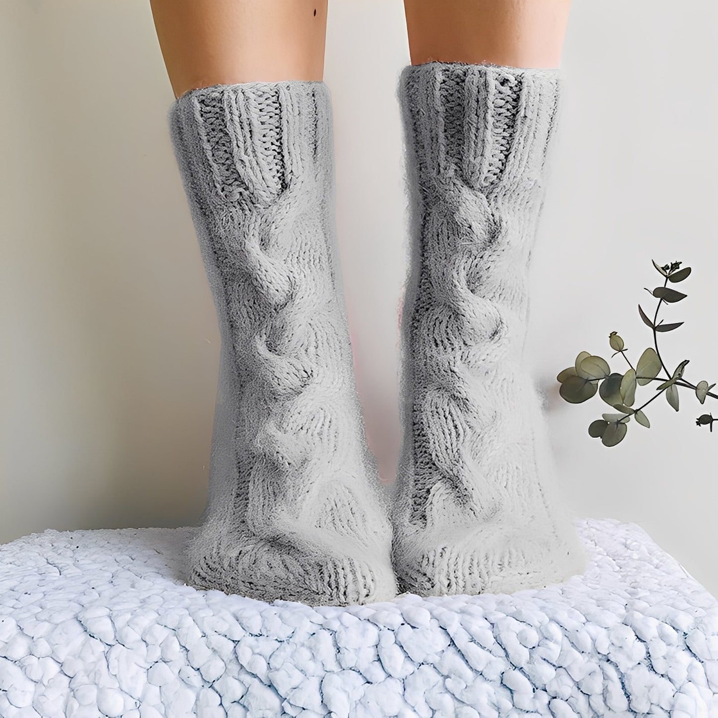 Dorothy - Ciepłe wełniane skarpety dla pań