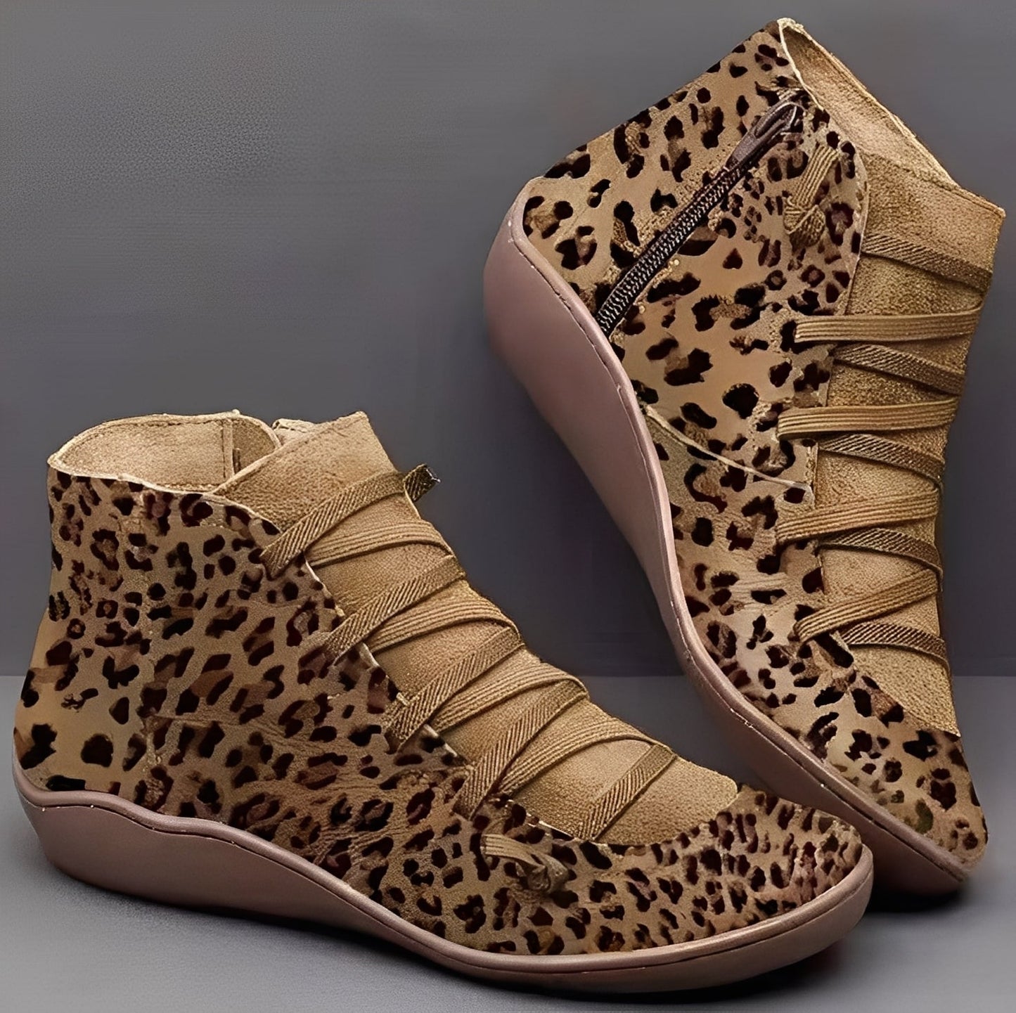 Emma - Damskie wygodne codzienne buty skórzane