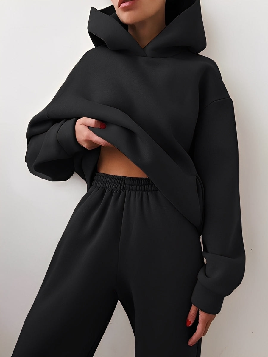 Jasmine - Luźny damski dres z kapturem