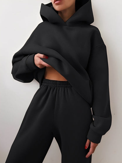 Jasmine - Luźny damski dres z kapturem