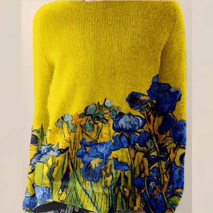 Liliane - Damski wełniany sweter na zimę