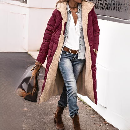 Dobie - Ciepły i wygodny zimowy płaszcz dla kobiet