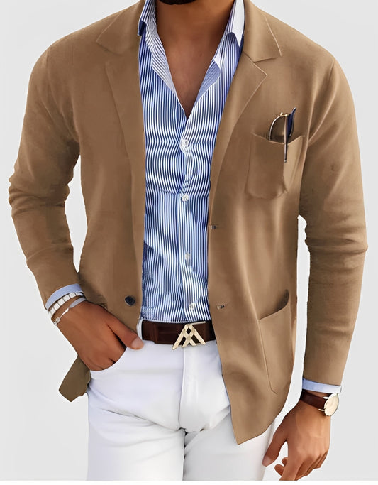 Giffard - Elegancka wełniana kurtka z dwurzędowym zapięciem dla mężczyzn