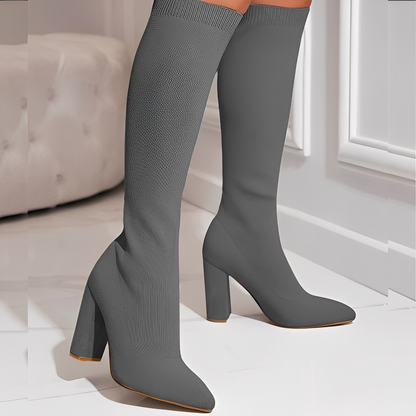 Marilyne - Eleganckie dzianinowe botki dla kobiet