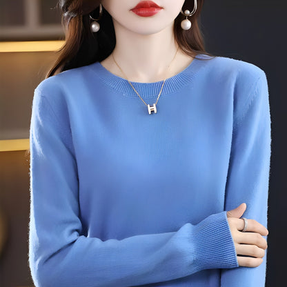 Julia - Elegancki, wąski sweter z wełny dla pań