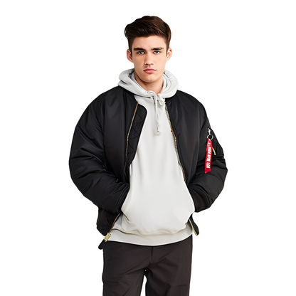 Norbert - Retro bomberka ocieplana dla mężczyzn