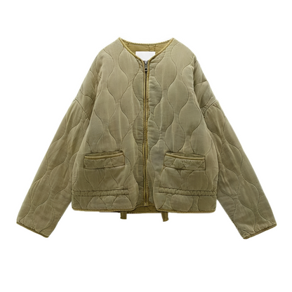 Chloe - Stylowa, luźna kurtka pikowana dla kobiet