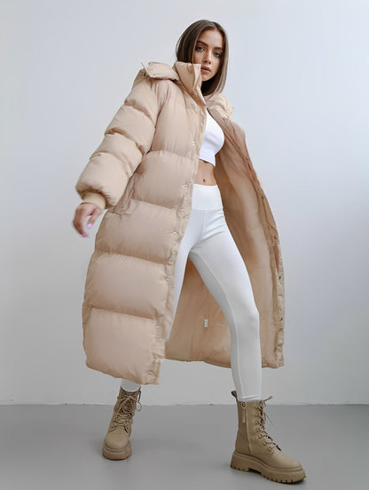 Eloise - Swobodny, nowoczesny płaszcz z kapturem dla kobiet