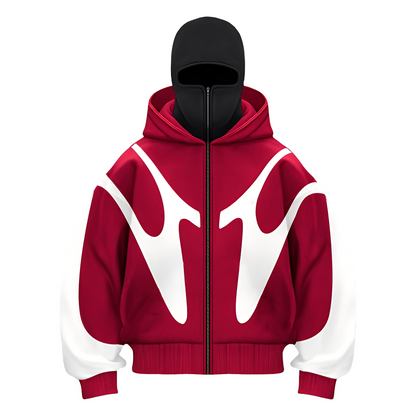 Patrick - Modny hoodie z wbudowaną kominiarką dla mężczyzn