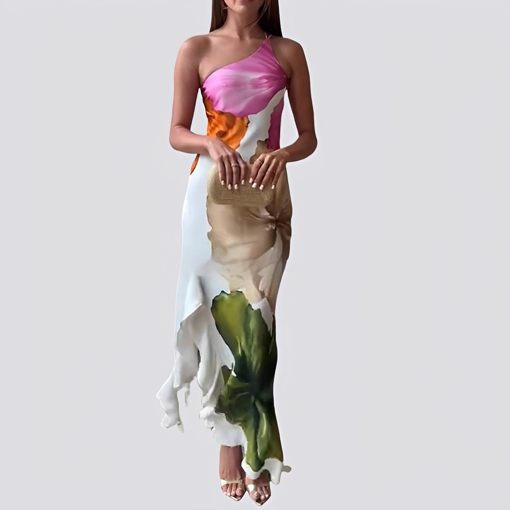 Dorothy - Stylowe Maxikleid z Kwiatowym Wzorem dla Kobiet