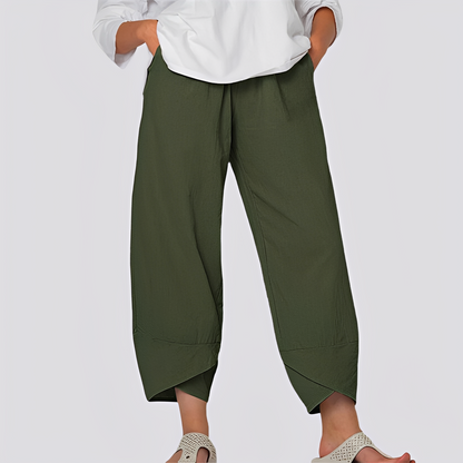 Jessica - Stylowe spodnie z szerokimi nogawkami dla kobiet