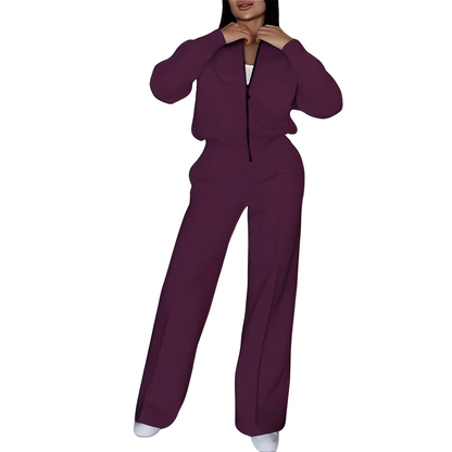 Nina - Nowoczesny dwuczęściowy zestaw wypoczynkowy dla kobiet